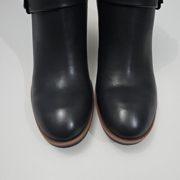 NEW Korks Kork Ease Heidi Ankle Bootie Womens 9.5 Black Block Heel Fall Everyday - Picture 6 of 14